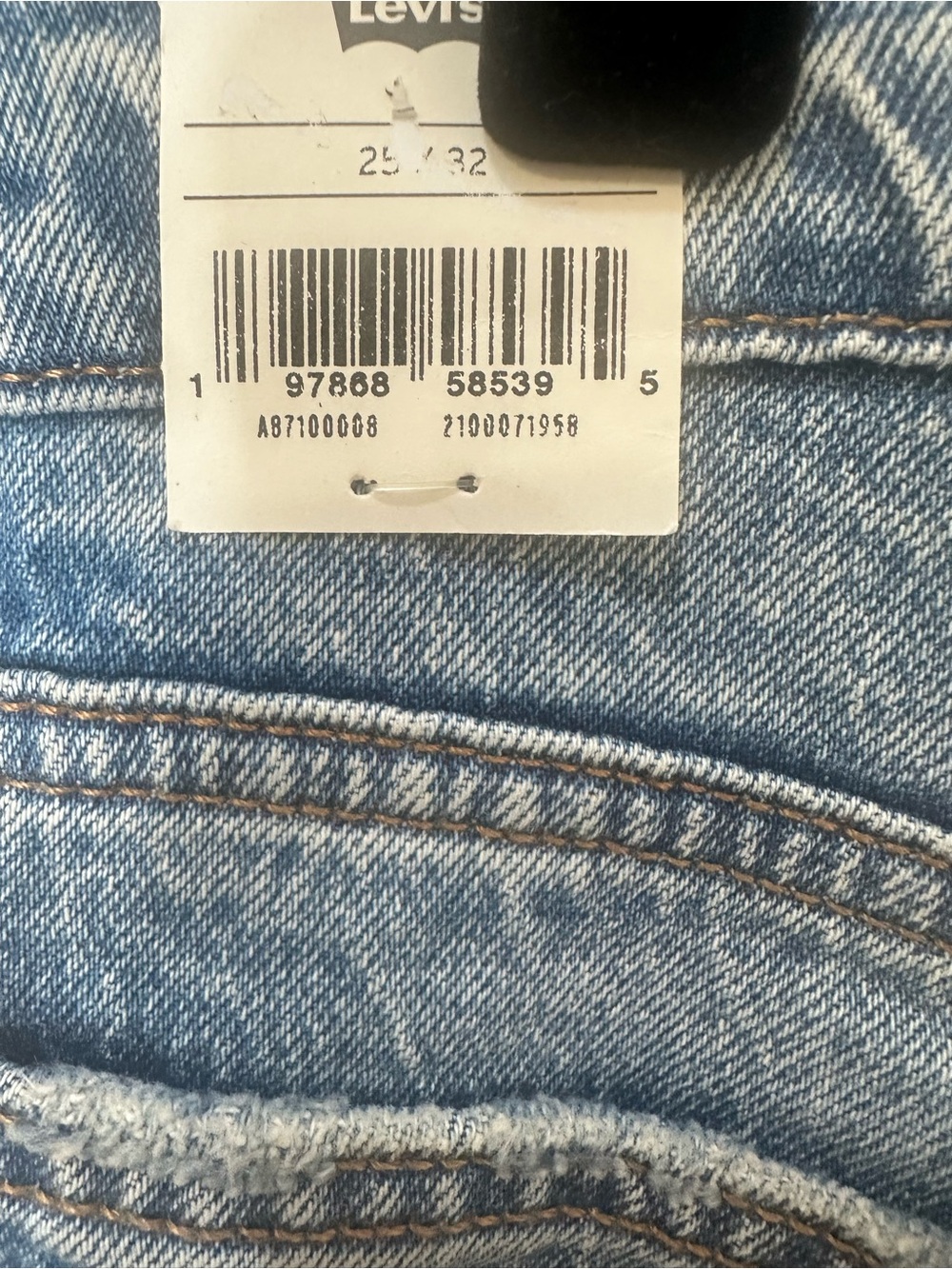 Levi’s Wedgie Bootcut Jeans High Rise Size 25 NWT Light Wash Stretch - Picture 6 of 7
